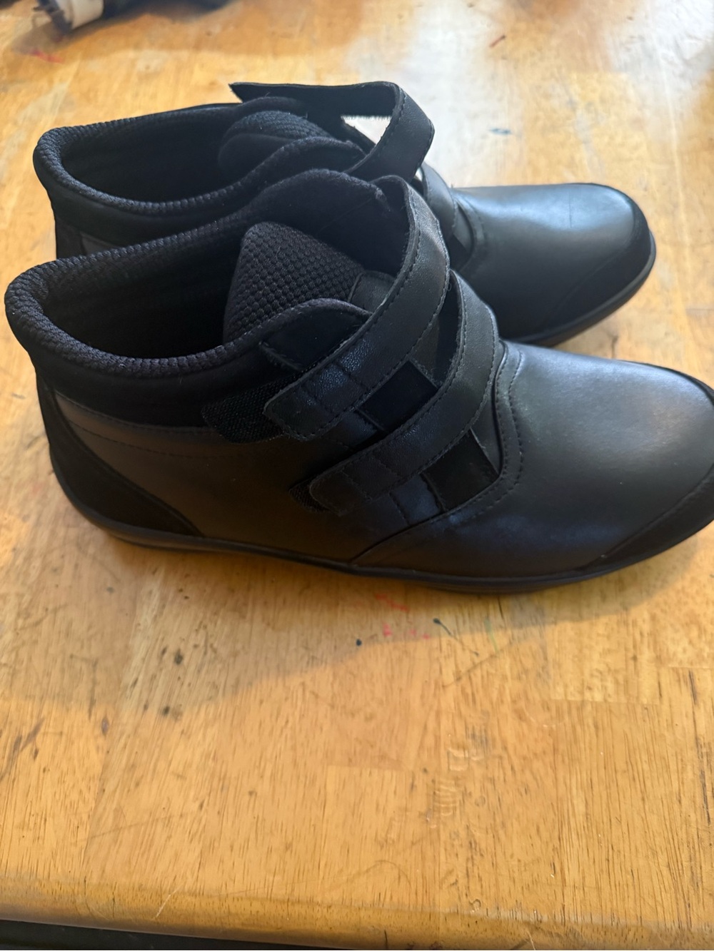 Orthofeet tivoli style women’s size 9 black ortho comfort booties 
Easy adaptive